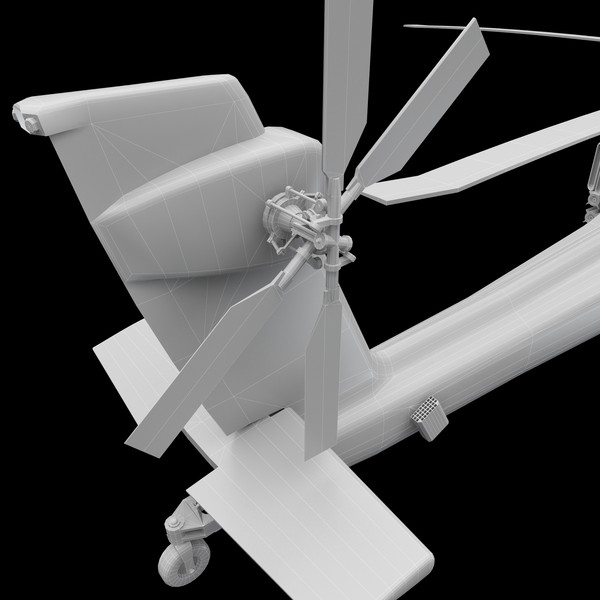 helicopter ah-64 apache 3d model - AH-64 Apache by Stubborn3D